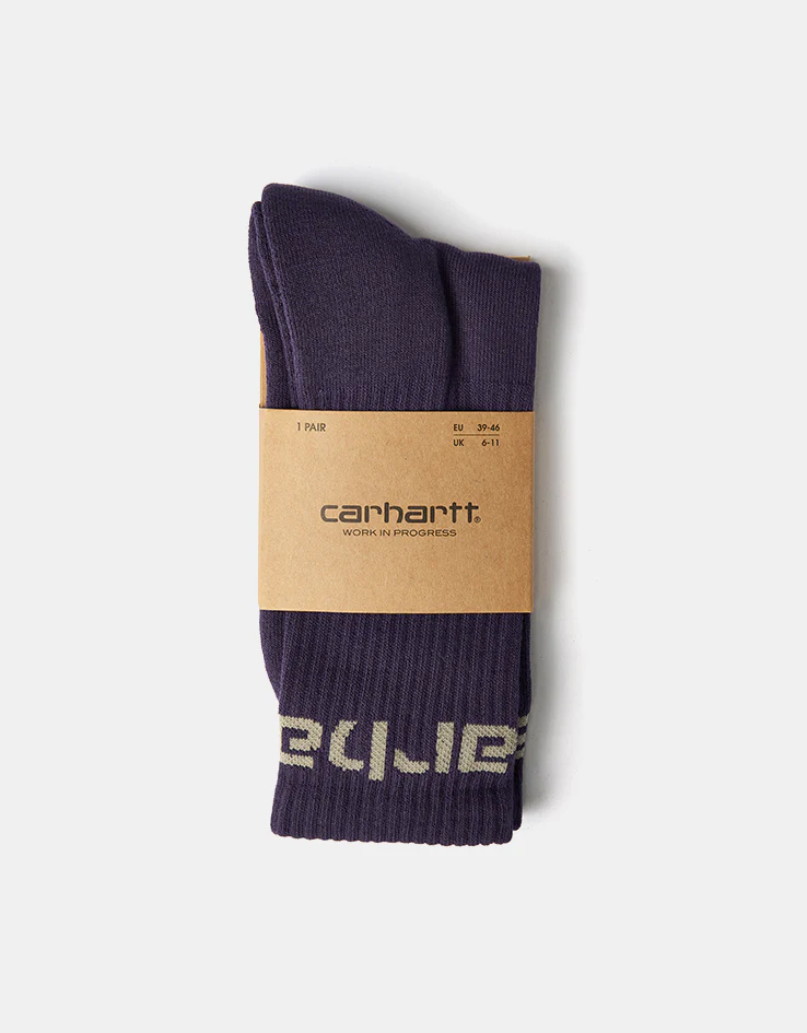 Carhartt WIP Carhartt Crew Socks - Lakers/Puddle - Image 2