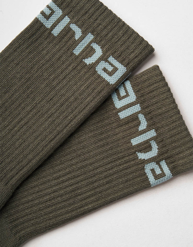 Carhartt WIP Carhartt Crew Socks - Leaf/Tourmaline - Image 3