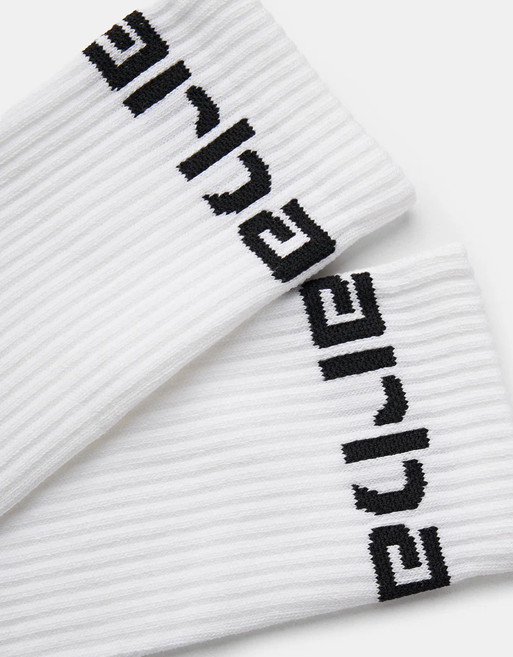 Carhartt WIP Carhartt Crew Socks - White/Black - Image 3