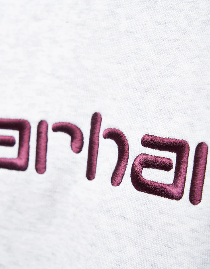 Carhartt WIP Carhartt Sweat - Ash Heather/Cozy Purple - Image 4