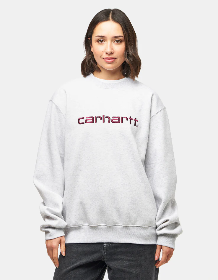 Carhartt WIP Carhartt Sweatshirt - Ash Heather/Rondo - Image 5