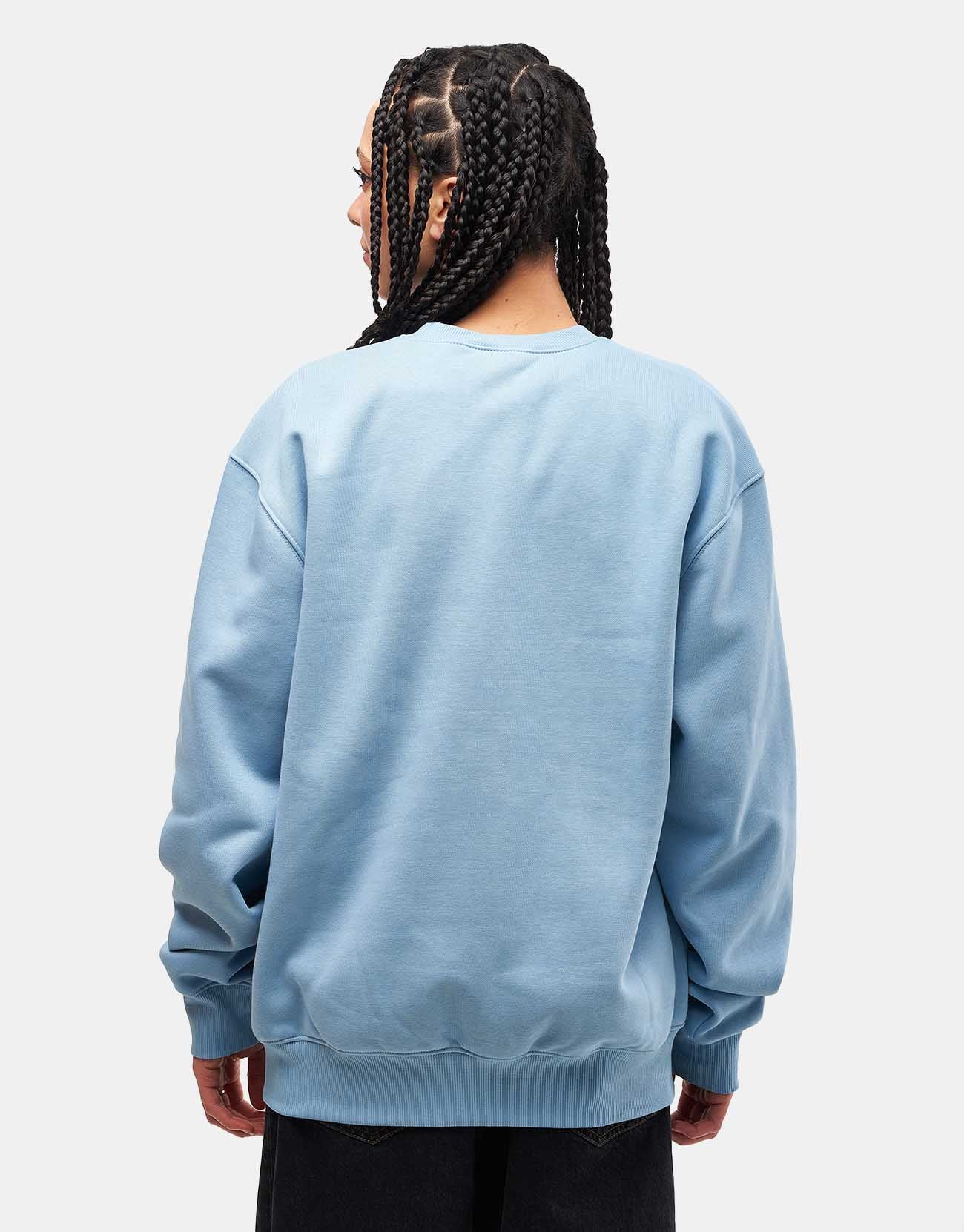 Carhartt WIP Carhartt Sweatshirt - Bluebird/Fleur De Sel - Image 7