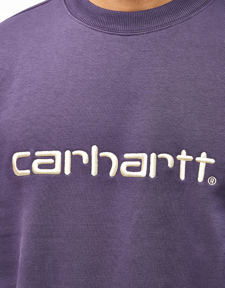 Carhartt WIP Carhartt Sweatshirt - Lakers/Salt - Image 3