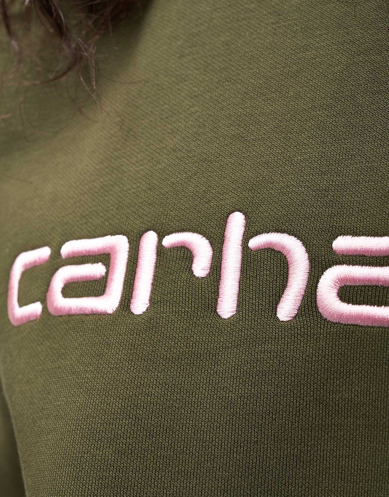 Carhartt WIP Carhartt Sweatshirt - Turtle/Air Pink - Image 7