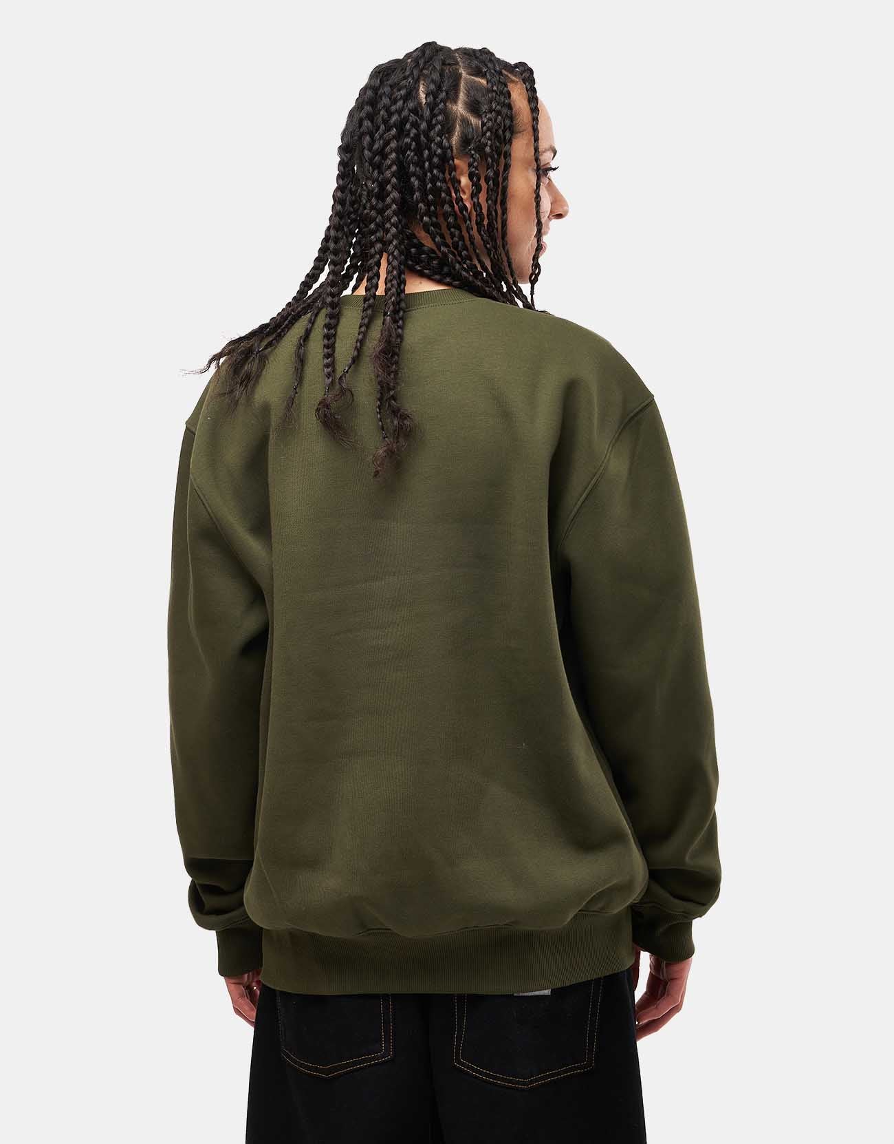Carhartt WIP Carhartt Sweatshirt - Turtle/Air Pink - Image 8