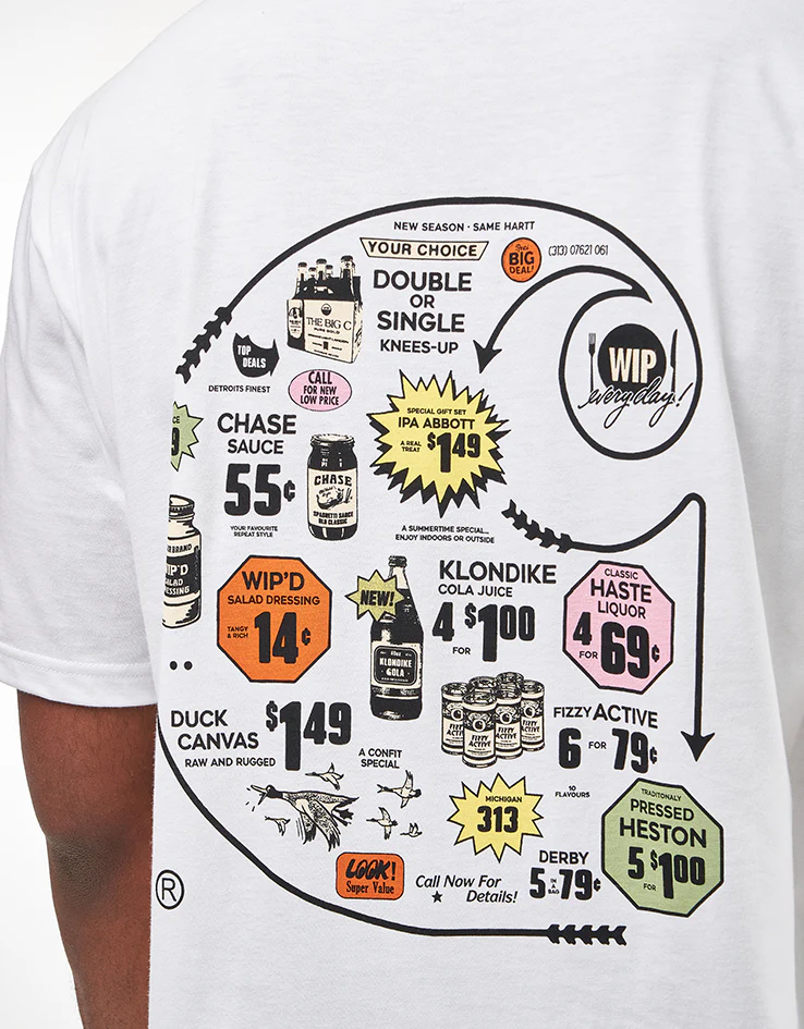Carhartt WIP Catalogue C Logo T-Shirt - White - Image 3