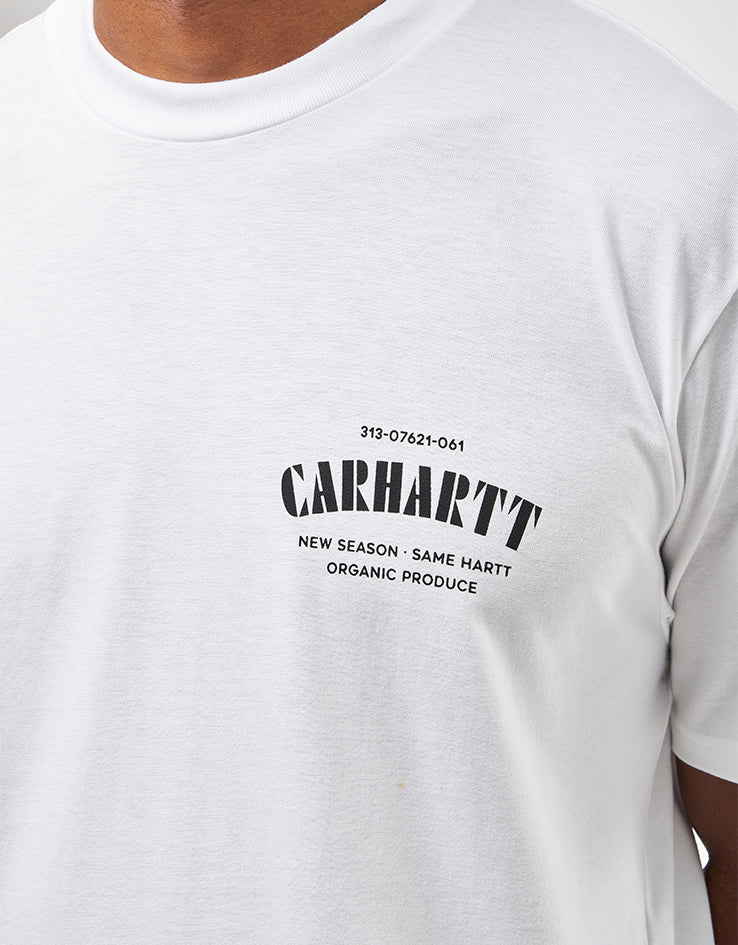 Carhartt WIP Catalogue C Logo T-Shirt - White - Image 4