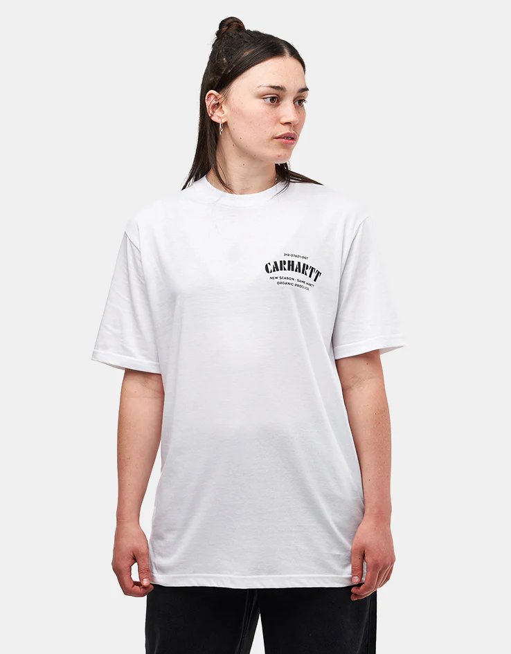 Carhartt WIP Catalogue C Logo T-Shirt - White - Image 6