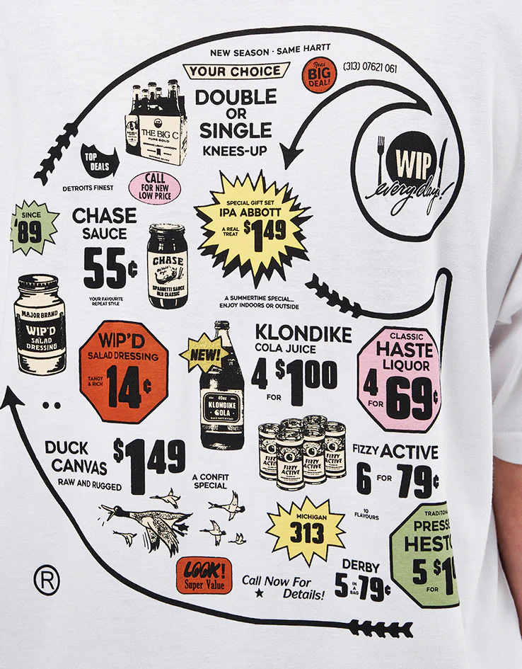 Carhartt WIP Catalogue C Logo T-Shirt - White - Image 7
