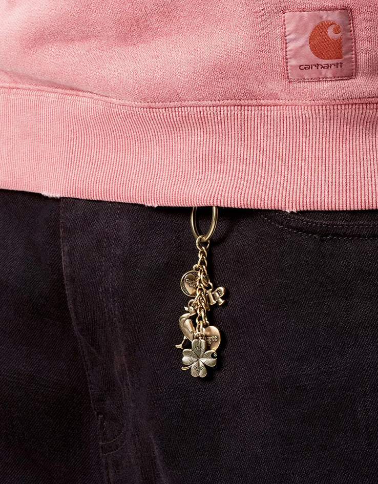 Carhartt WIP Charms Keychain - Gold - Image 2