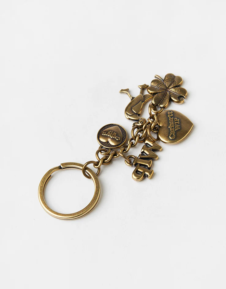Carhartt WIP Charms Keychain - Gold - Image 3