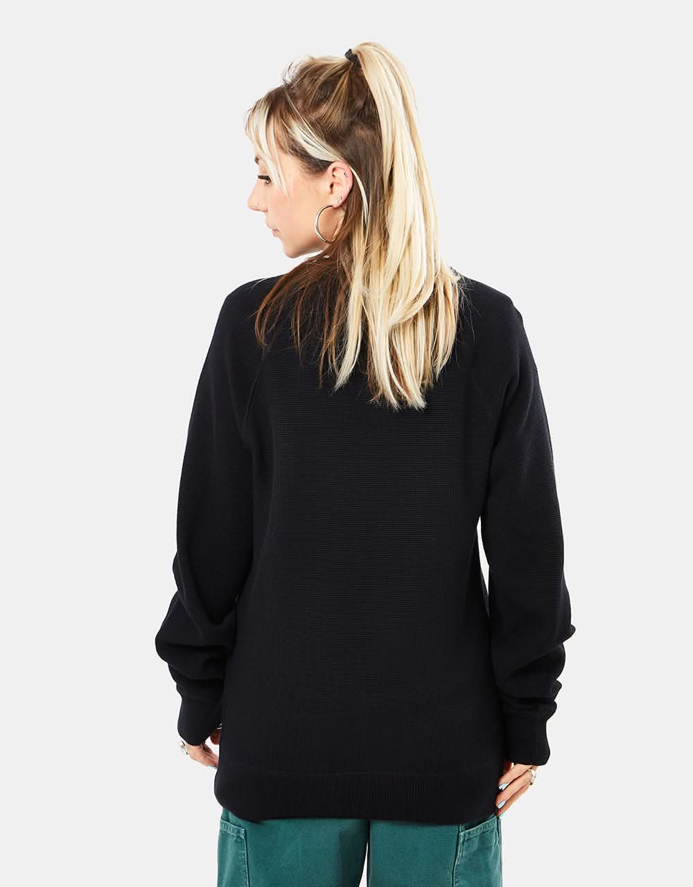 Carhartt WIP Chase Knitted Sweater - Black/Gold - Image 5