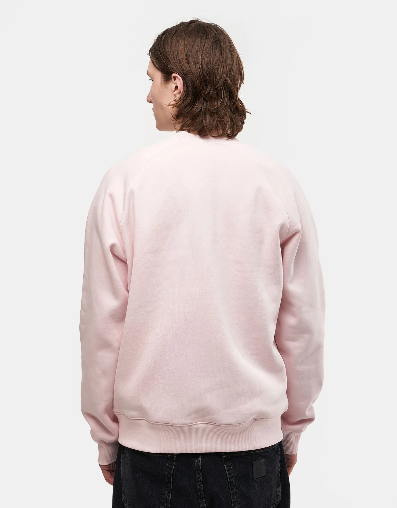 Carhartt WIP Chase Sweatshirt - Air Pink/Gold - Image 3