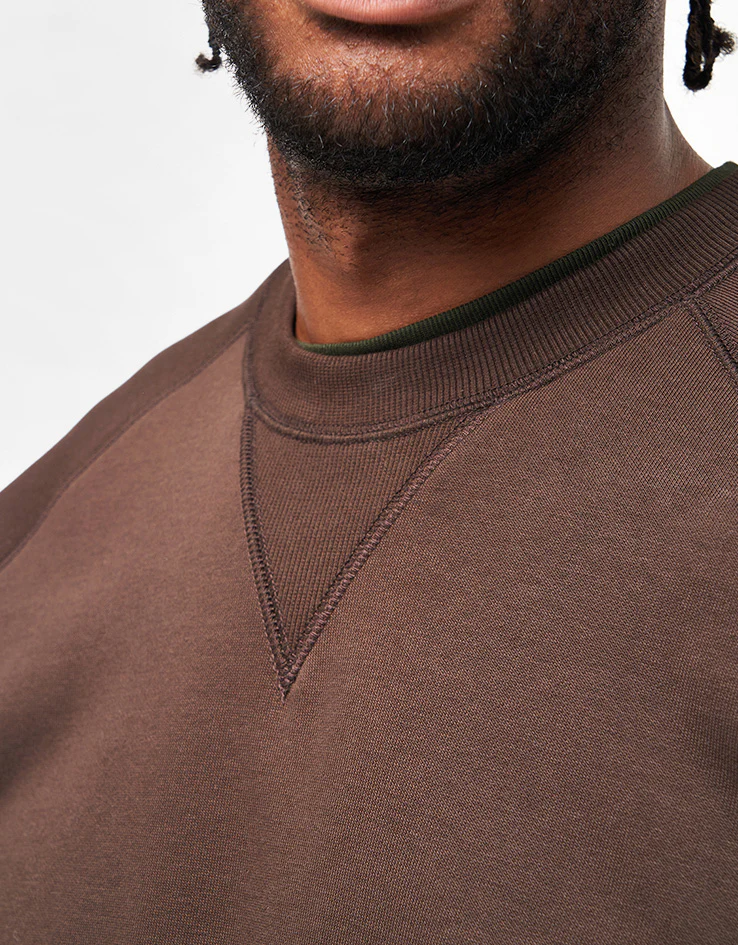 Carhartt WIP Chase Sweatshirt - Tobacco/Gold - Image 3