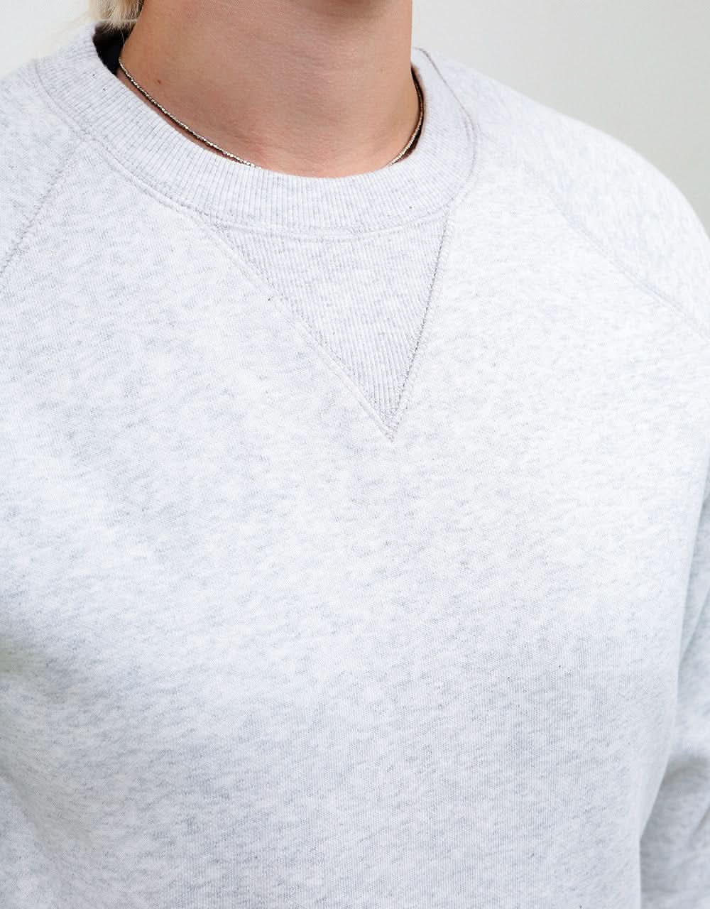 Carhartt WIP Chase Sweatshirt - Ash Heather/Gold - Image 7