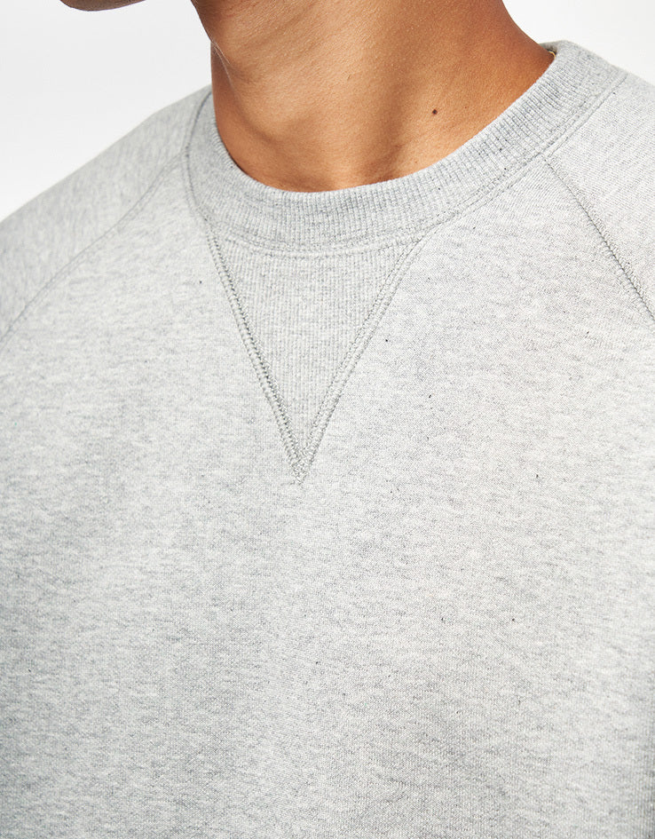 Carhartt WIP Chase Sweatshirt - Grey Heather/Gold - Image 3