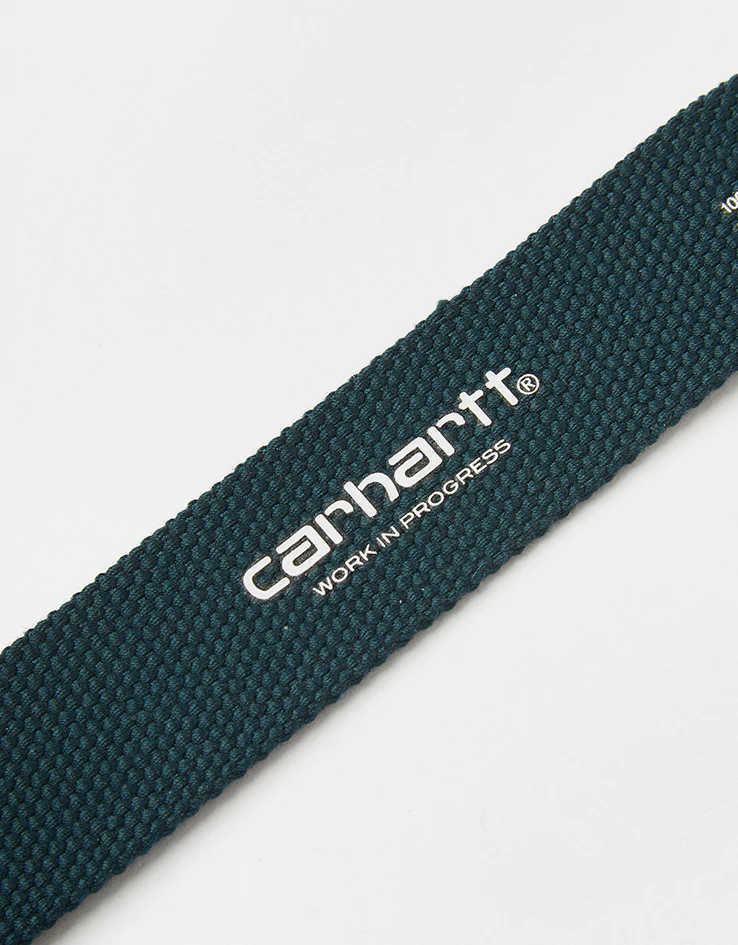 Carhartt WIP Chrome Clip Web Belt - Deep Lagoon - Image 4