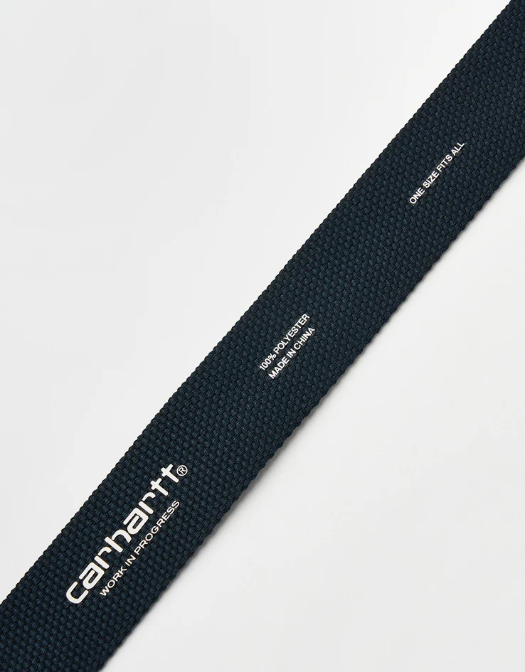 Carhartt WIP Chrome Clip Web Belt - Deep Night - Image 4