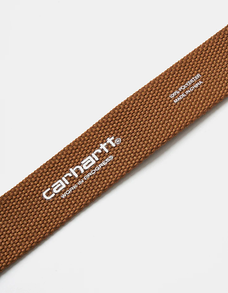 Carhartt WIP Chrome Clip Web Belt - Hamilton Brown - Image 4