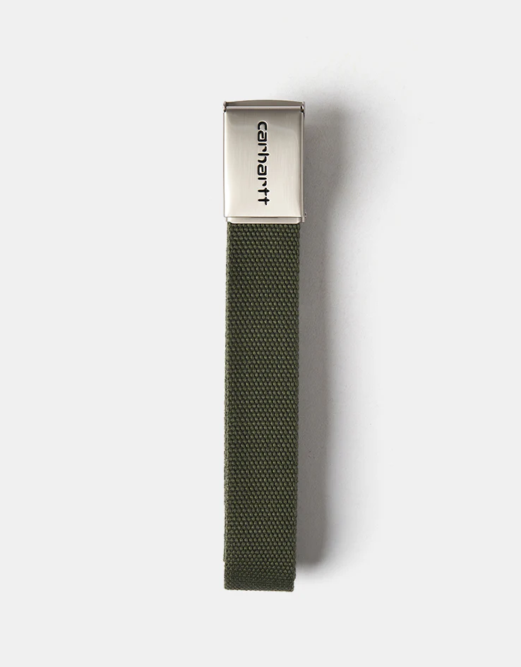 Carhartt WIP Chrome Clip Web Belt - Leaf