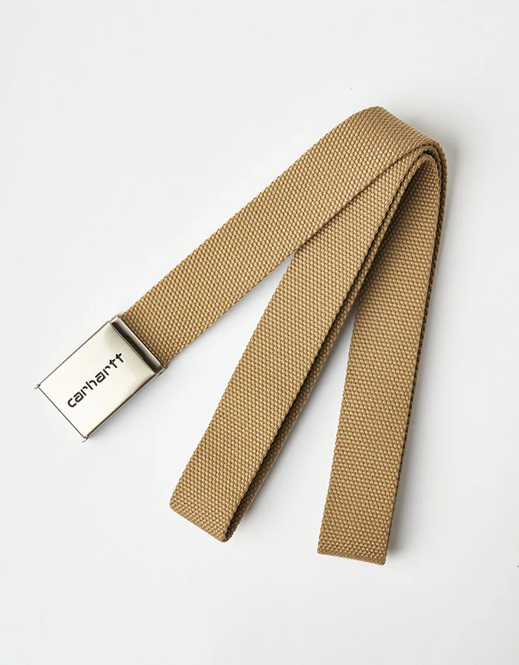 Carhartt WIP Chrome Clip Web Belt - Leather - Image 2