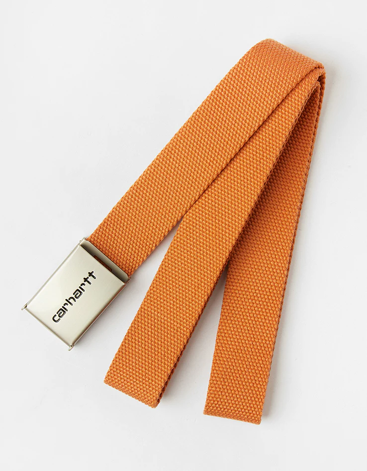 Carhartt WIP Chrome Clip Web Belt - Redhaven - Image 3