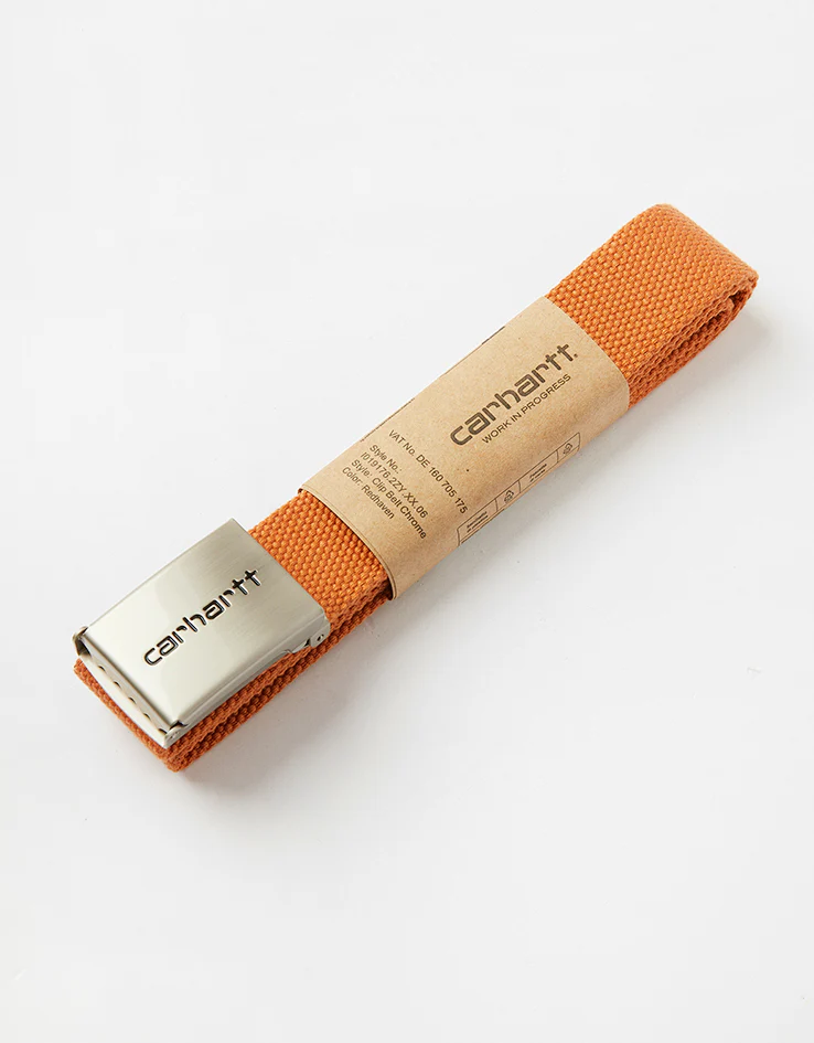 Carhartt WIP Chrome Clip Web Belt - Redhaven - Image 5