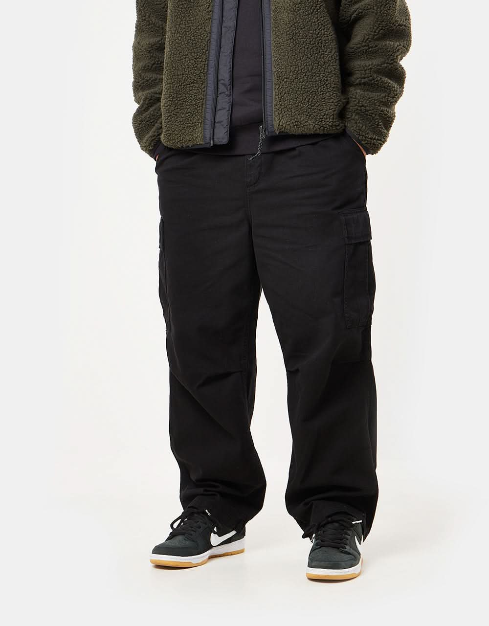 Carhartt WIP Cole Cargo Pant - Black (Garment Dyed) - Image 3