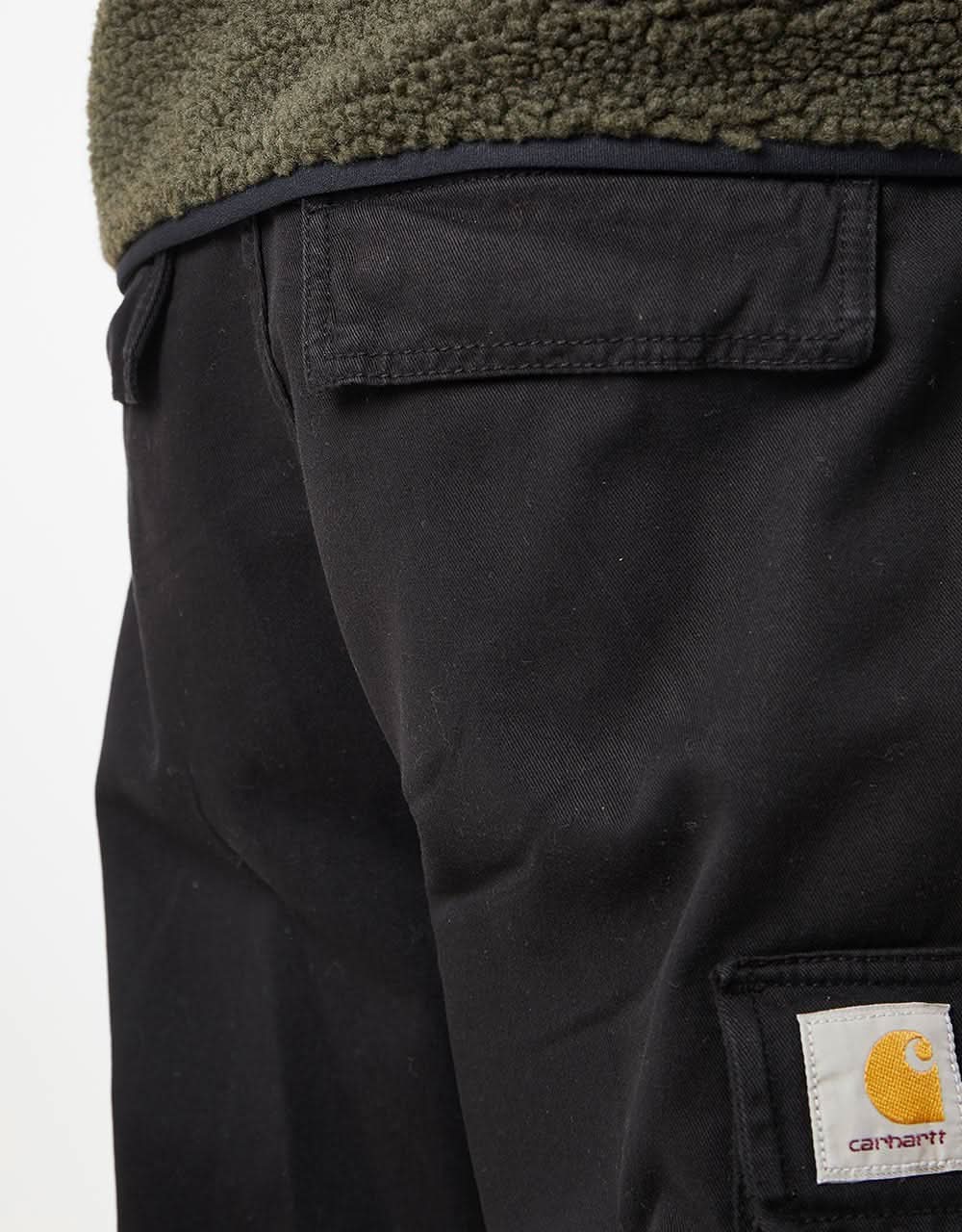 Carhartt WIP Cole Cargo Pant - Black (Garment Dyed) - Image 7