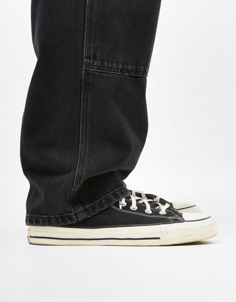 Carhartt WIP Double Knee Pant - Black (Stone Washed) - Image 10