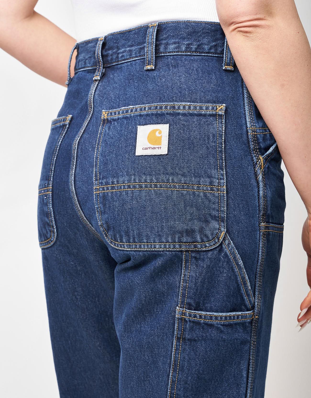 Carhartt WIP Double Knee Pant - Blue (Stone Washed) - Image 13