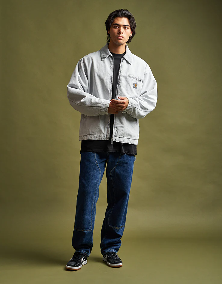 Carhartt WIP Double Knee Pant - Blue (Stone Washed) - Image 2