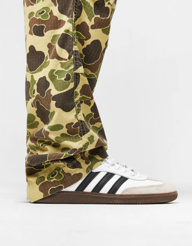 Carhartt WIP Duck Cargo Pant - Camo Duck/Green (Stone Washed) - Image 8