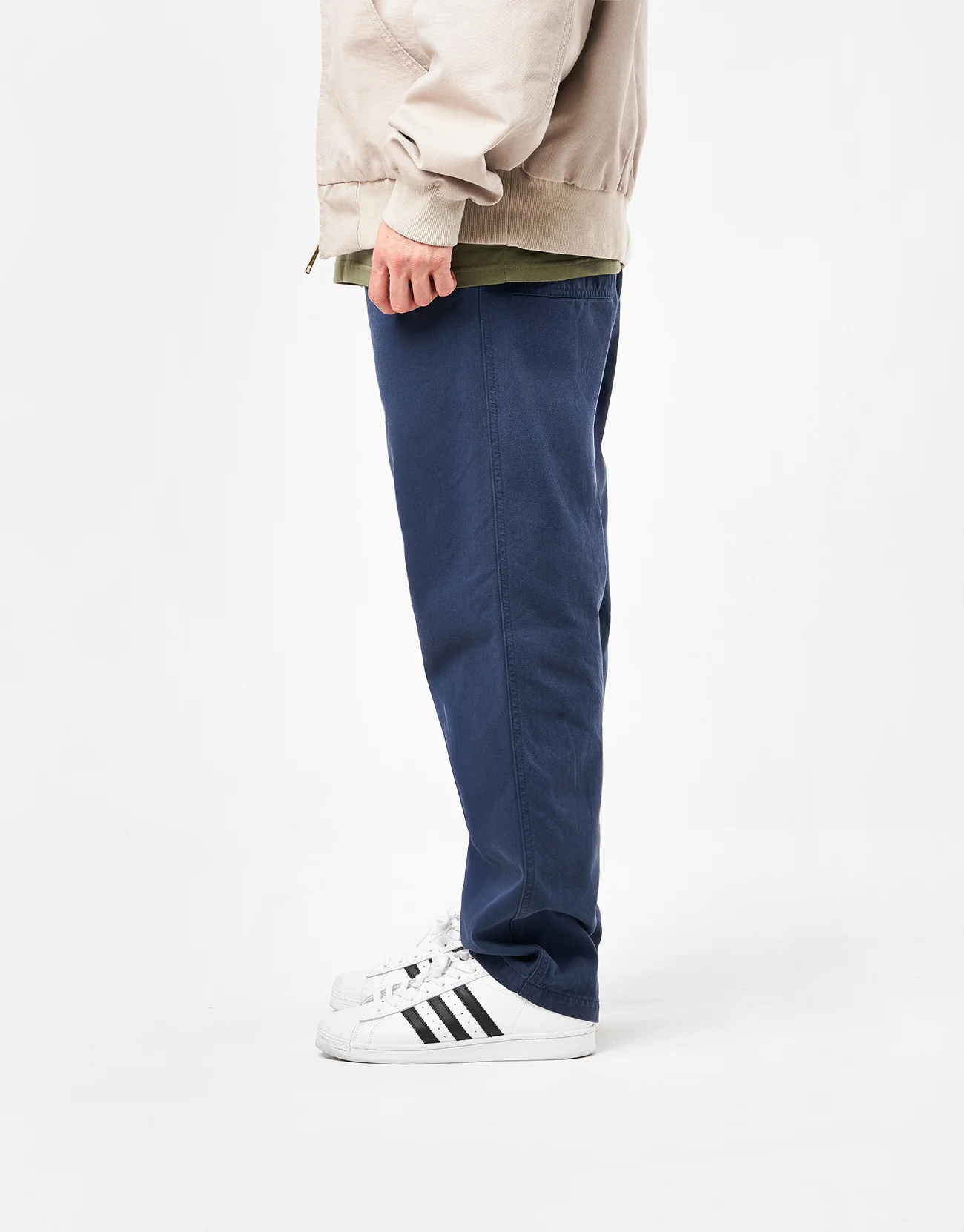 Carhartt WIP Flint Pant - Dusky Blue (Garment Dyed) - Image 2