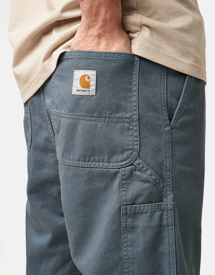 Carhartt WIP Flint Short - Cozy Blue (Garment Dyed) - Image 4