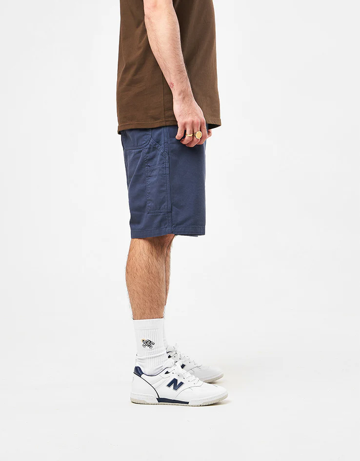 Carhartt WIP Flint Shorts - Dusky Blue (Garment Dyed) - Image 3