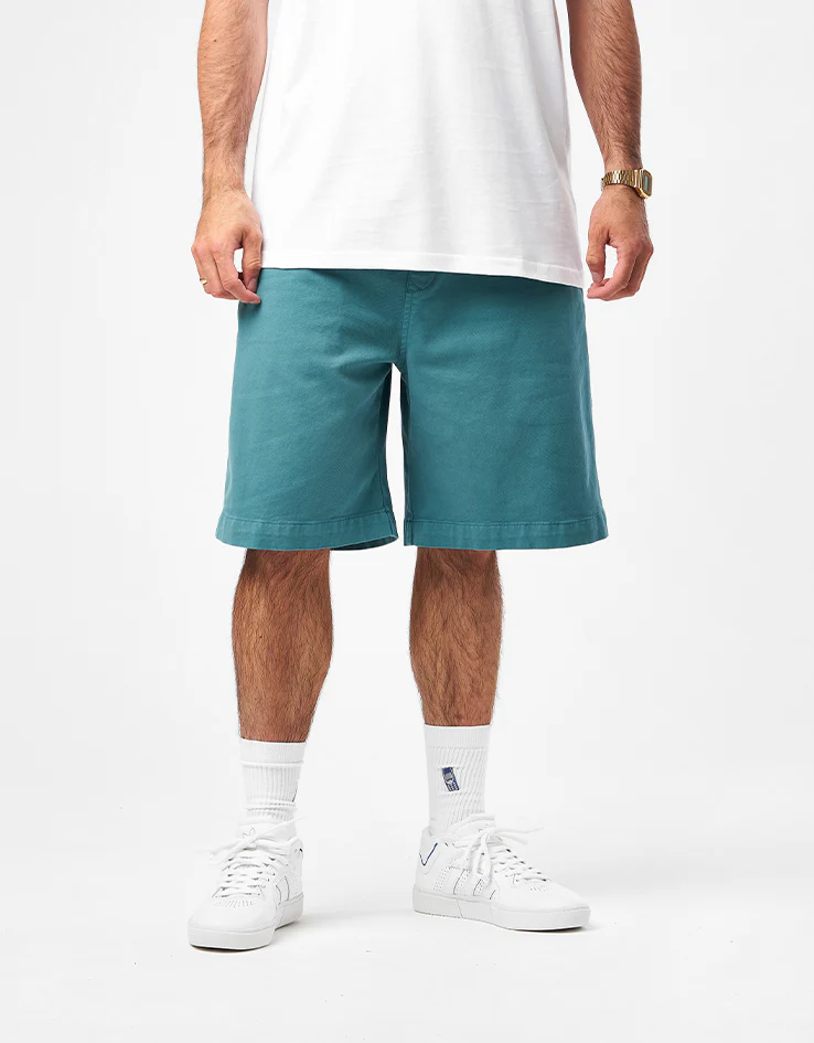 Carhartt WIP Floyde Stretch Twill Shorts - Saguaro (Garment Dyed) - Image 2