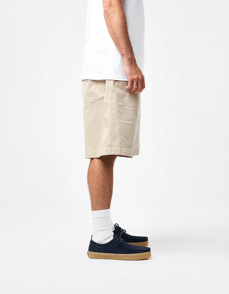 Carhartt WIP Floyde Stretch Twill Shorts - Wall (Garment Dyed) - Image 3