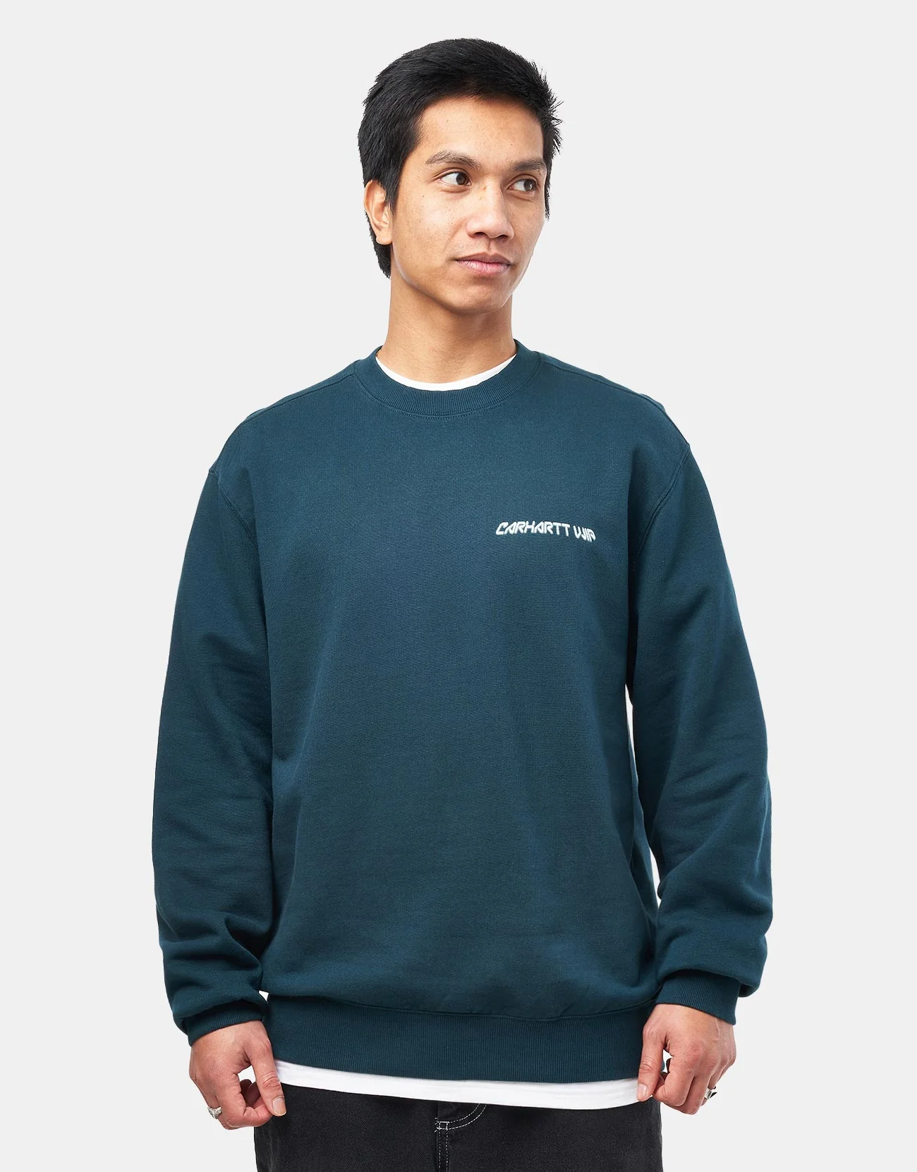 Carhartt WIP Greatest Flicks Sweatshirt - Deep Lagoon - Image 2