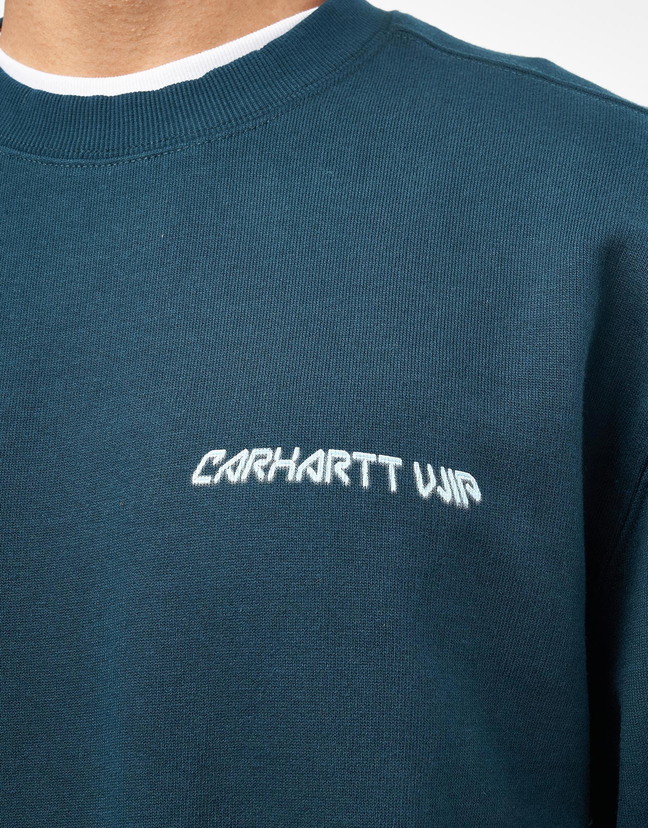 Carhartt WIP Greatest Flicks Sweatshirt - Deep Lagoon - Image 4