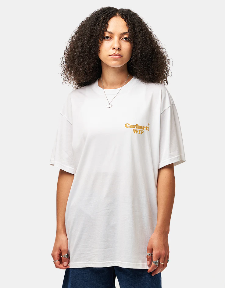Carhartt WIP Hartt Chain T-Shirt - White - Image 6