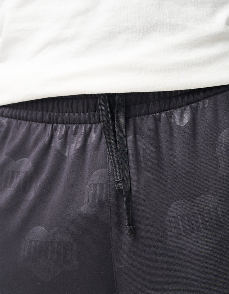 Carhartt WIP Hartt Football Shorts - Heart Train Jacquard/Black - Image 6