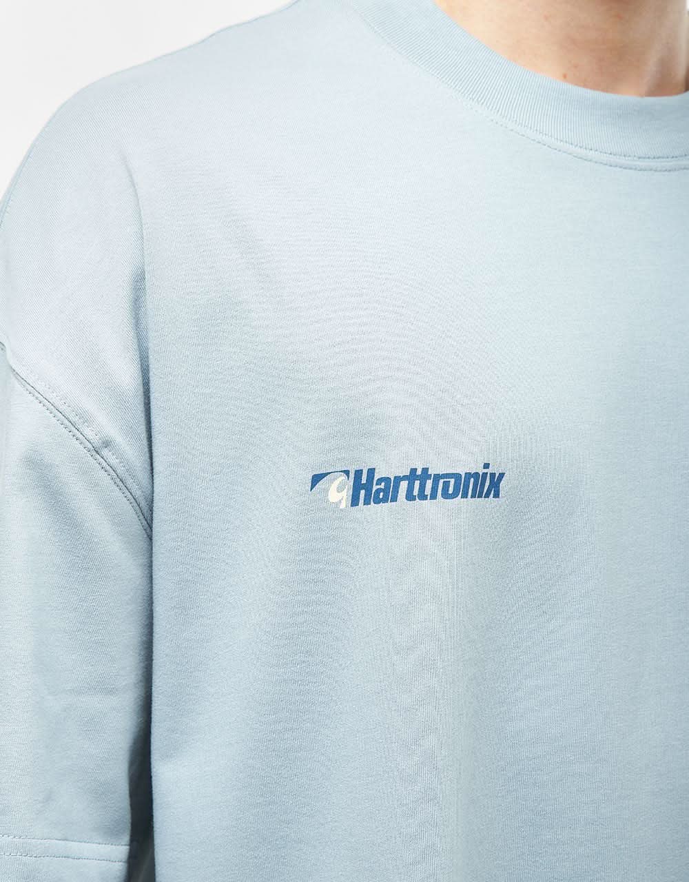 Carhartt WIP Hattronix T-Shirt - Frosted Blue - Image 4