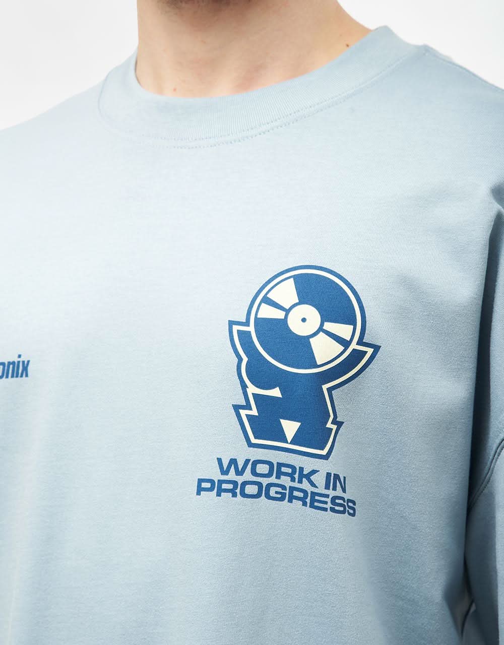 Carhartt WIP Hattronix T-Shirt - Frosted Blue - Image 5