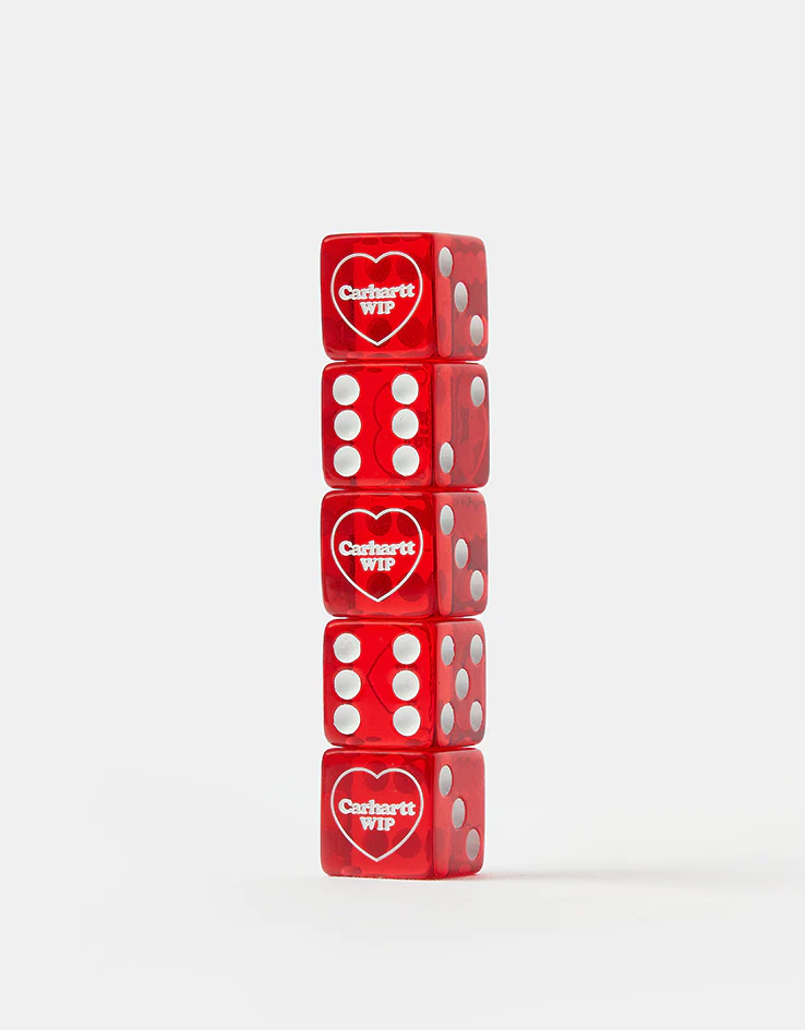 Carhartt WIP Heart Dice Set - Scarlet
