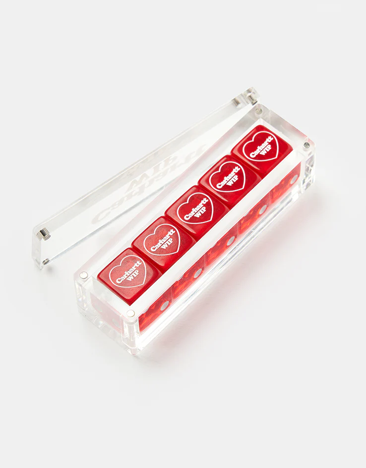 Carhartt WIP Heart Dice Set - Scarlet - Image 2