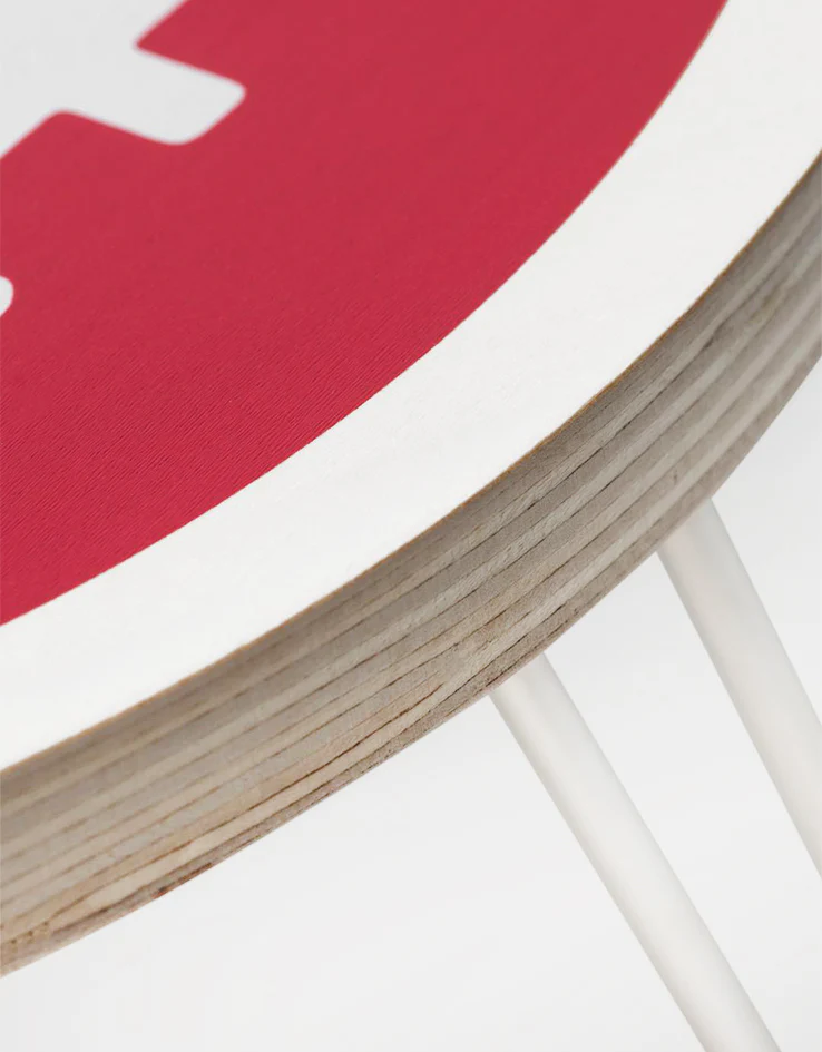 Carhartt WIP Heart Folding Table - Scarlet/White - Image 3