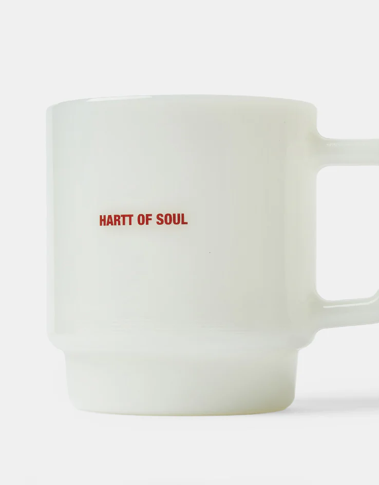 Carhartt WIP Heart Glass Mug - White - Image 3