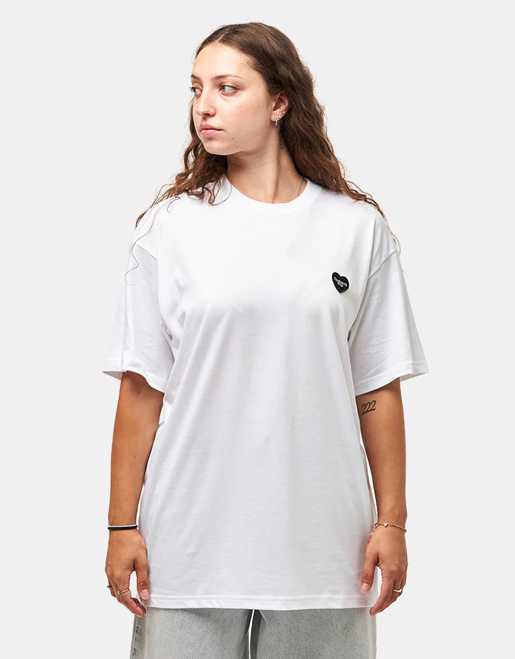 Carhartt WIP Heart II Hartt T-Shirt - White - Image 6
