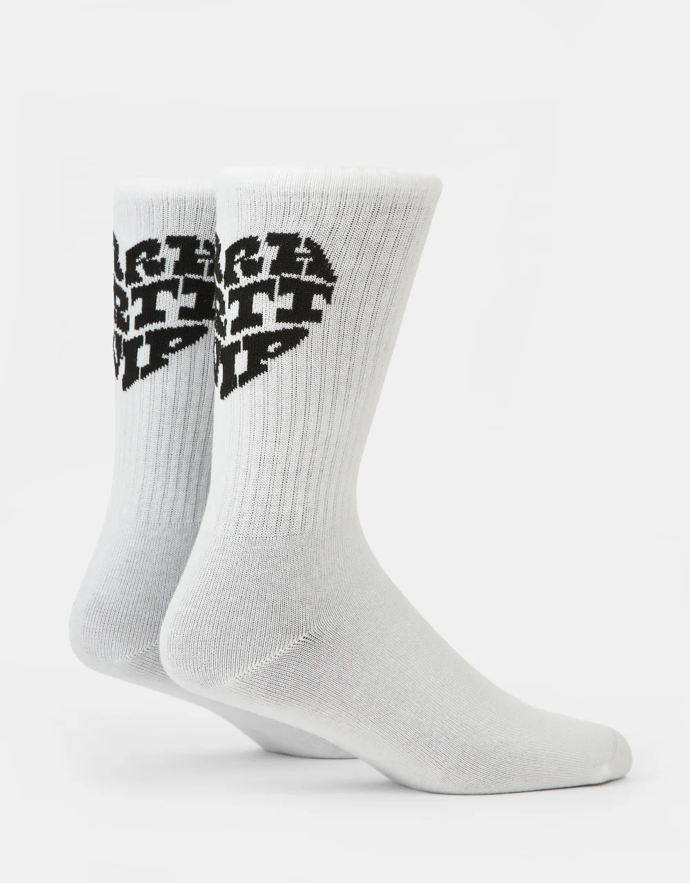 Carhartt WIP Heartbreaker Socks - White/Black - Image 3